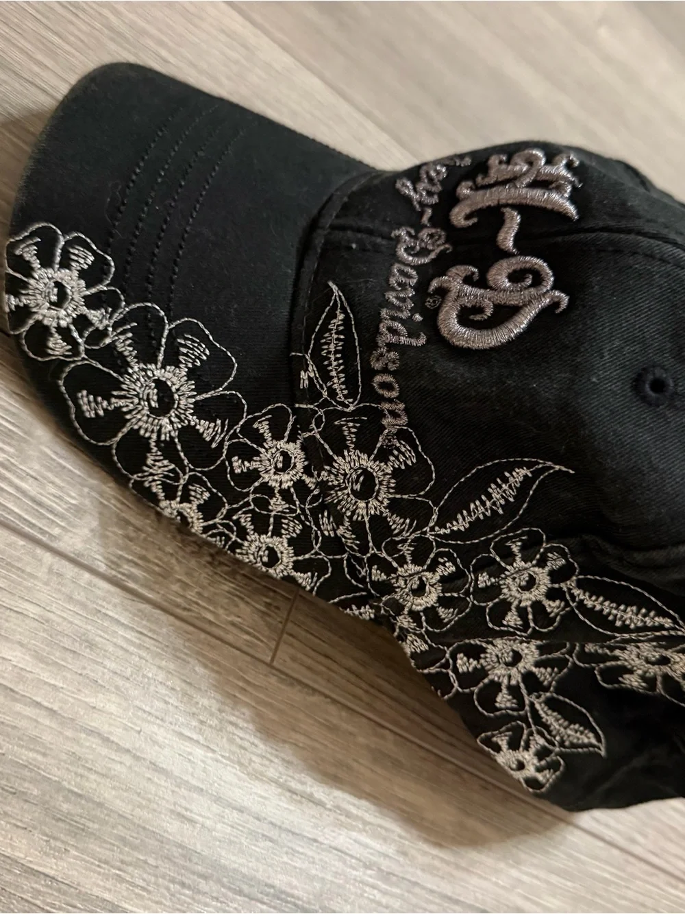 Harley-Davidson Black Cap with Light Gray Embroidery